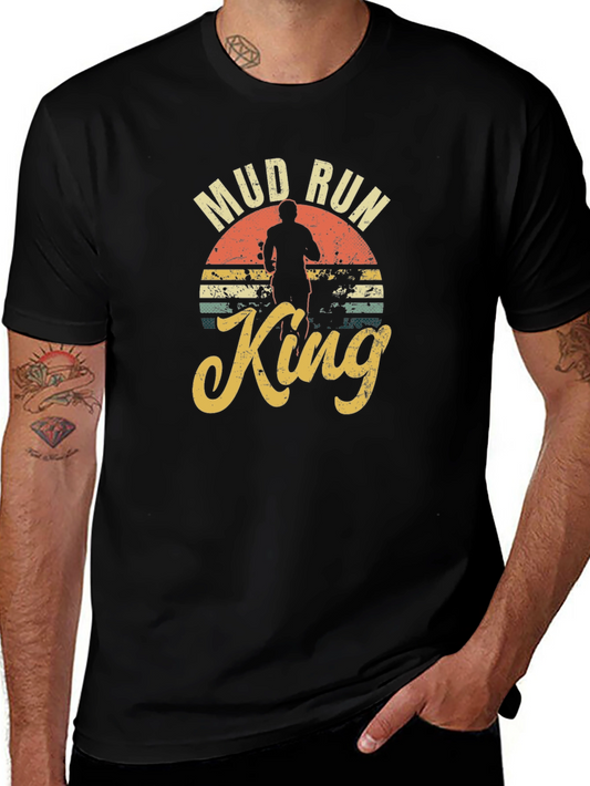 Mud Run King Black T-Shirt