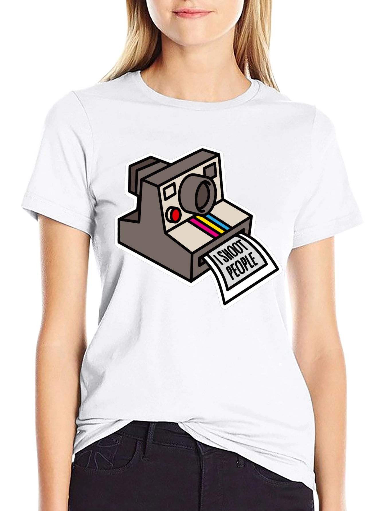 I Shoot People Camera Graphic T-Shirt