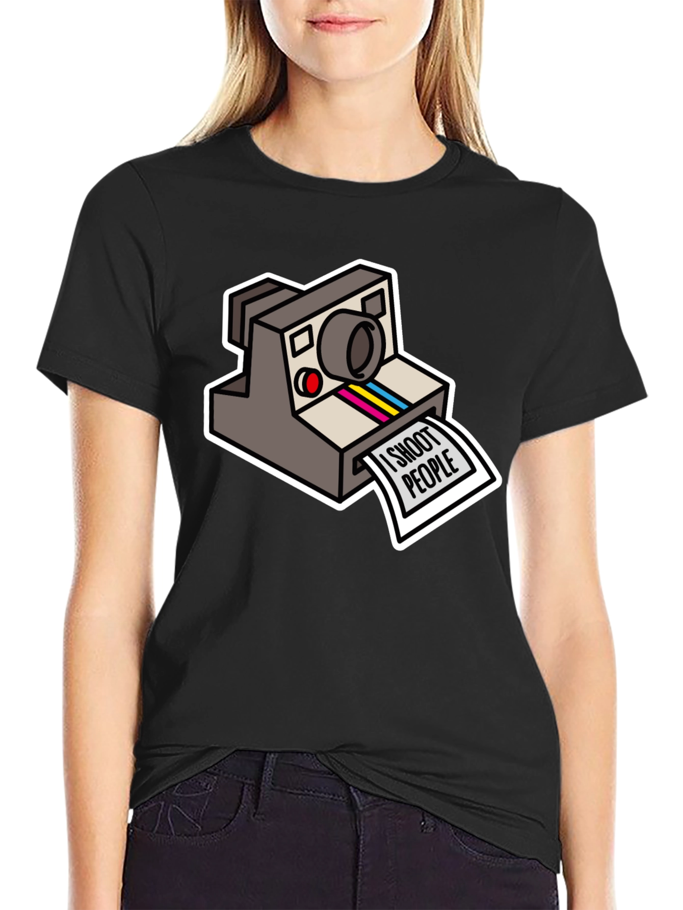 I Shoot People Camera Graphic T-Shirt