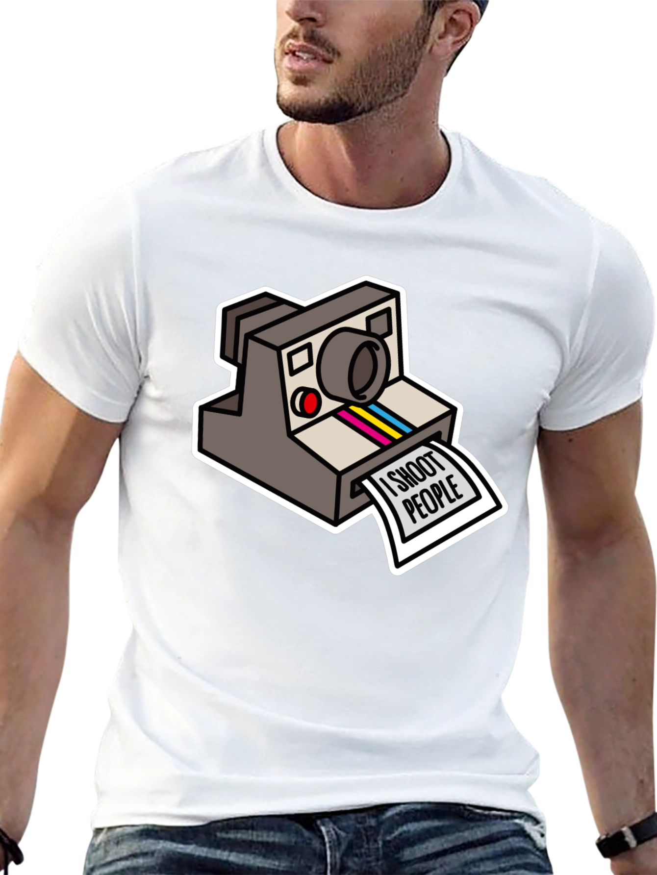 I Shoot People Camera Graphic T-Shirt