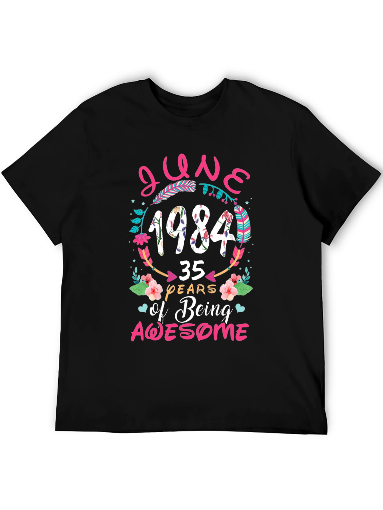 June 1984 35 Years of Being Awesome Tee