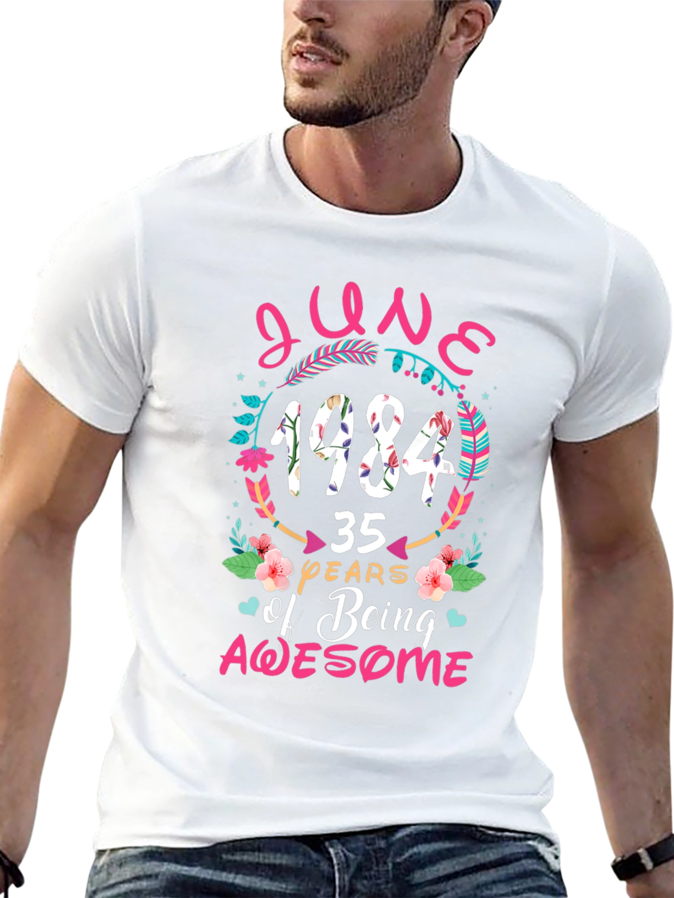 June 1984 35 Years of Being Awesome Tee