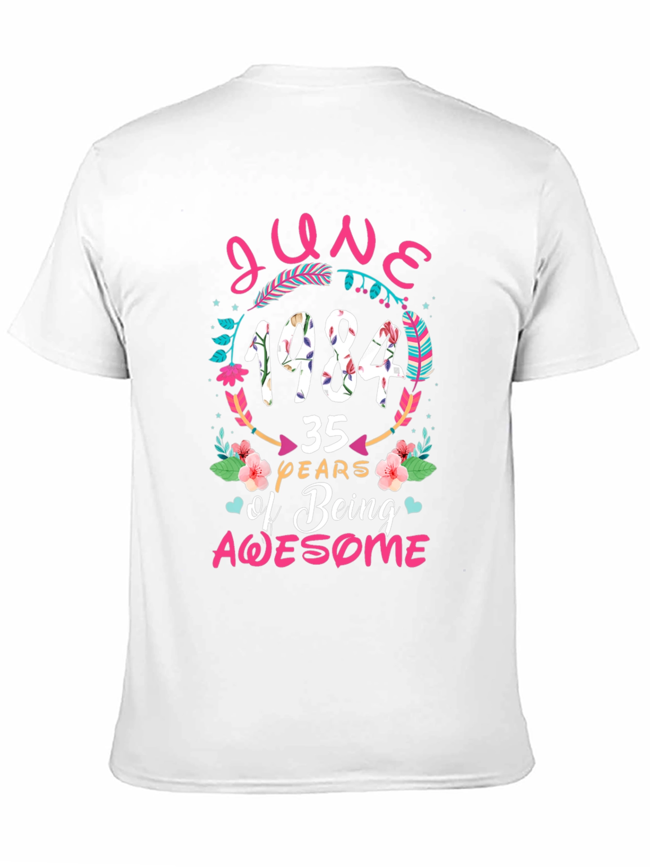 June 1984 35 Years of Being Awesome Tee