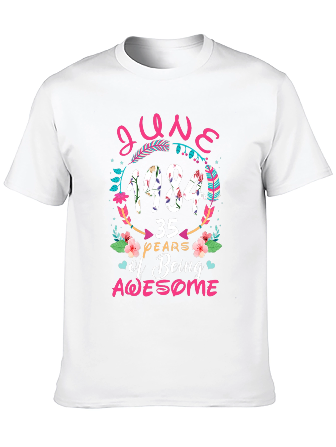 June 1984 35 Years of Being Awesome Tee