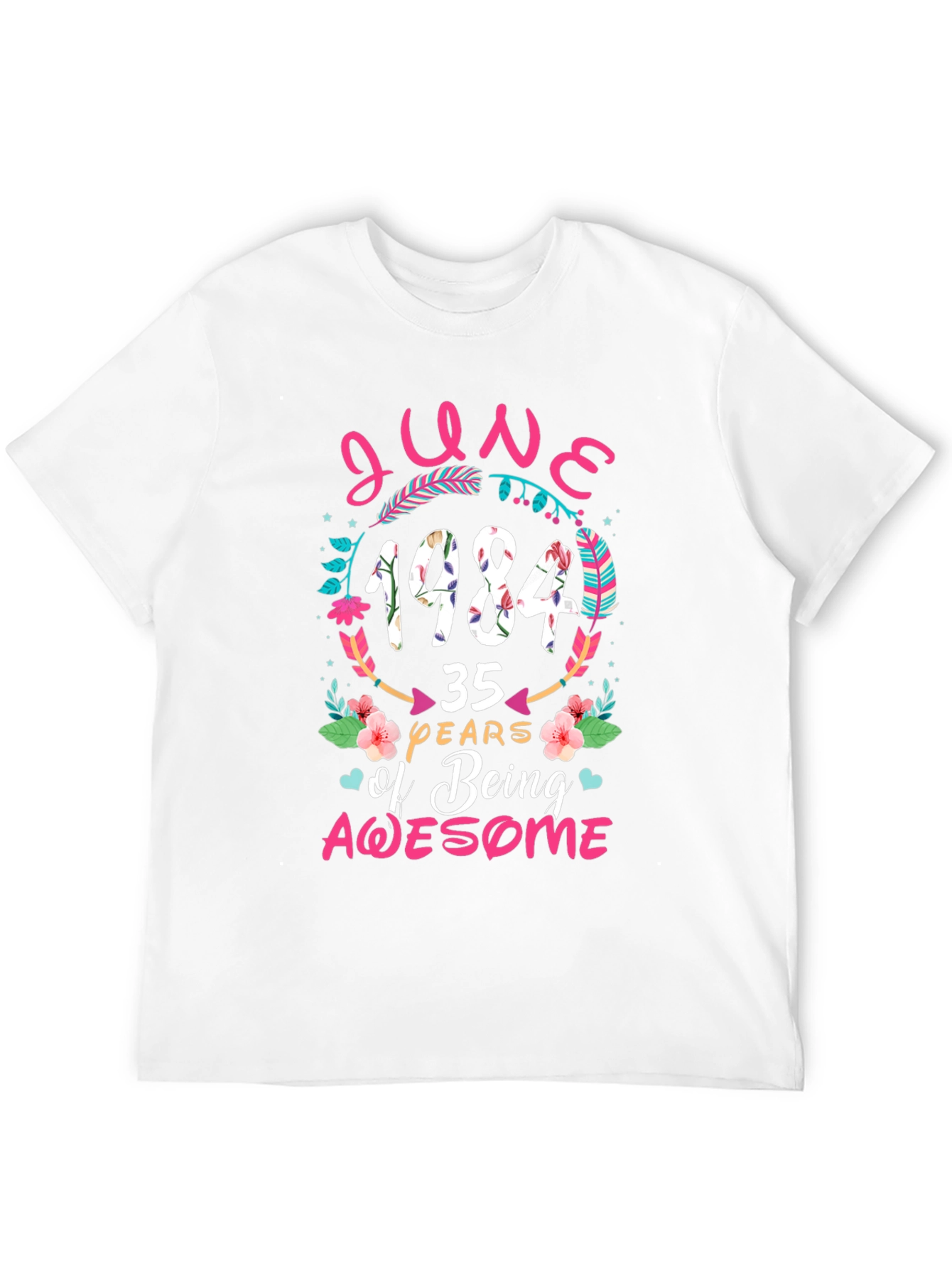 June 1984 35 Years of Being Awesome Tee