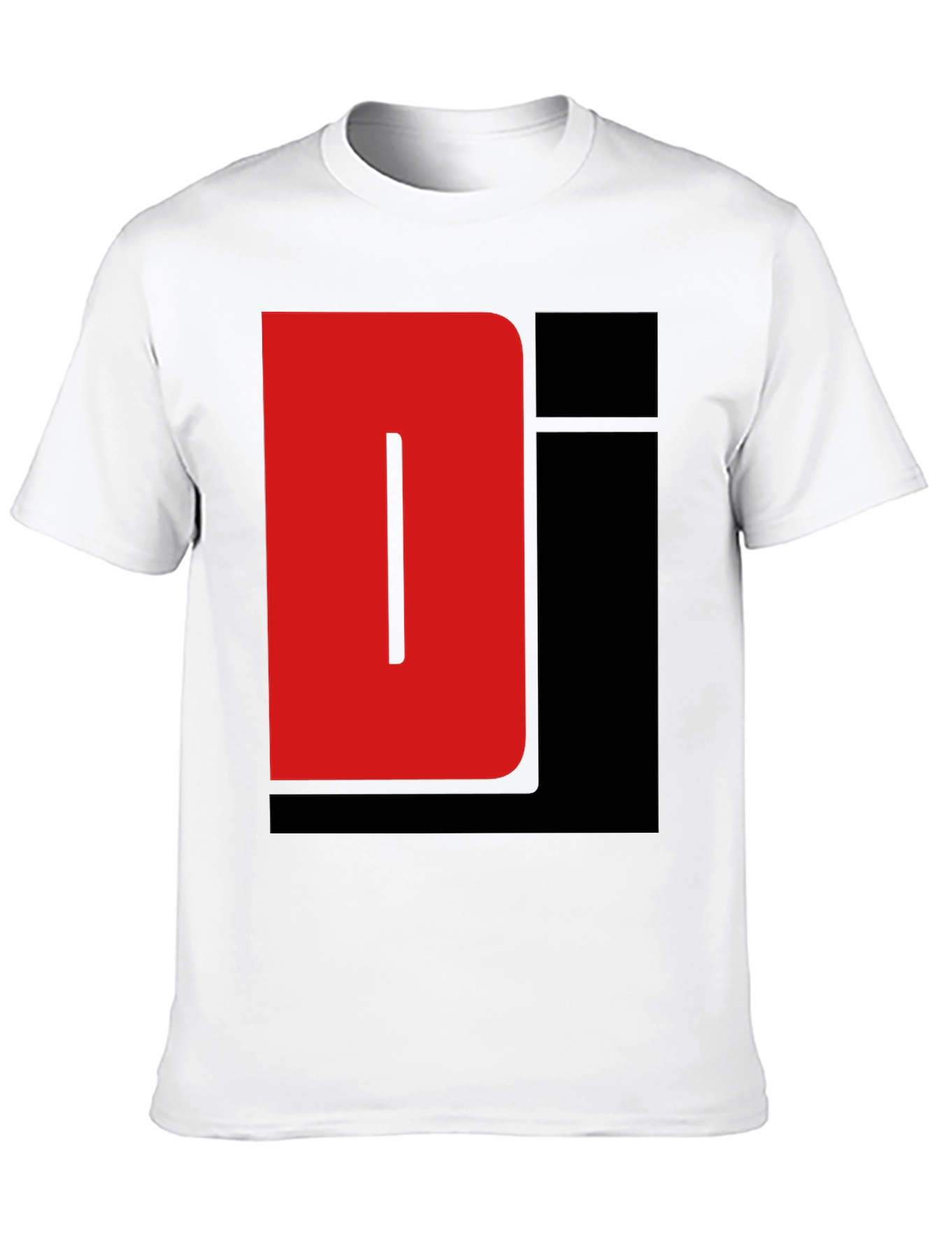 Red and Black Graphic Tee Shirt