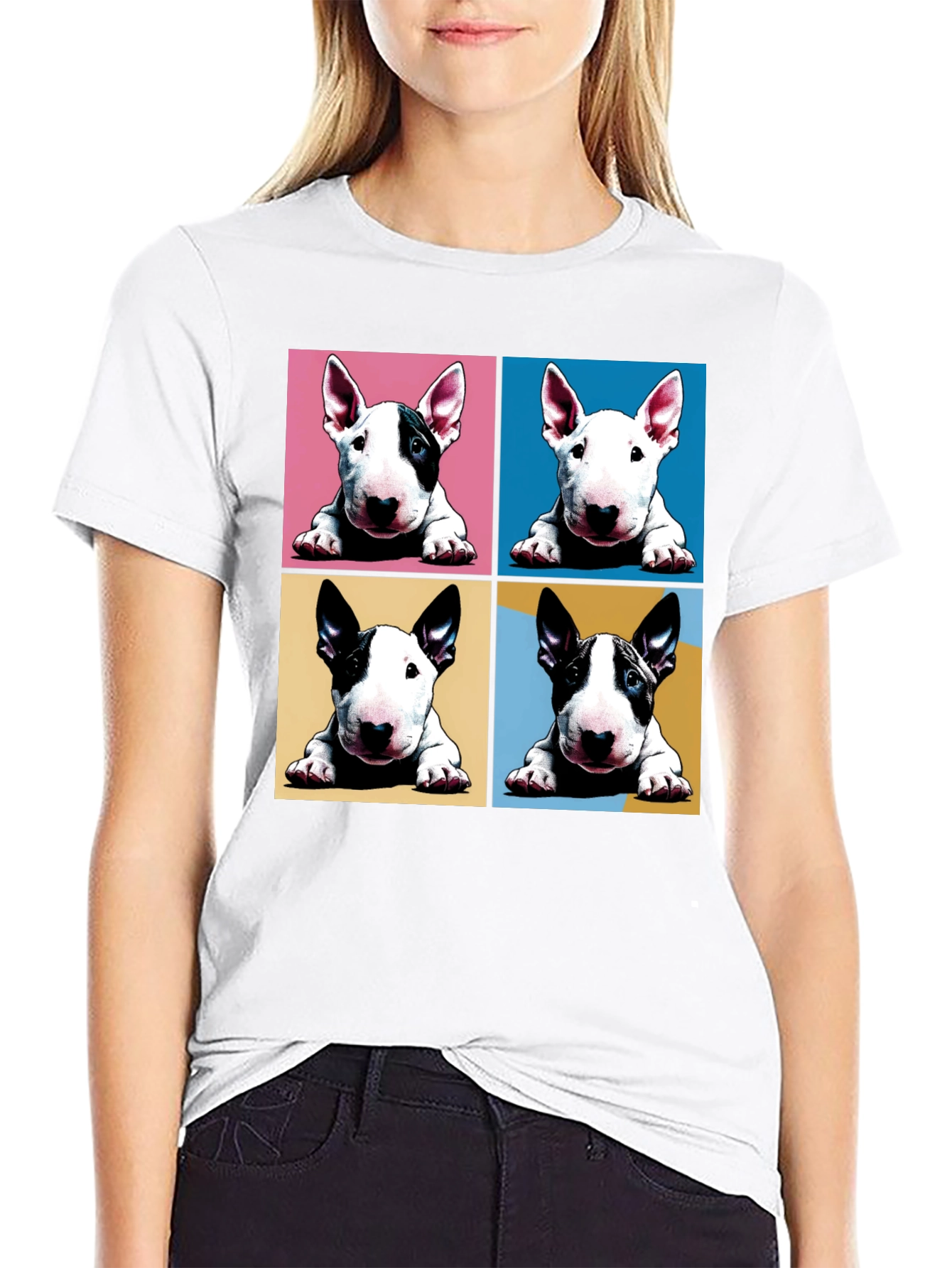 Pop Art Bull Terrier T-Shirt
