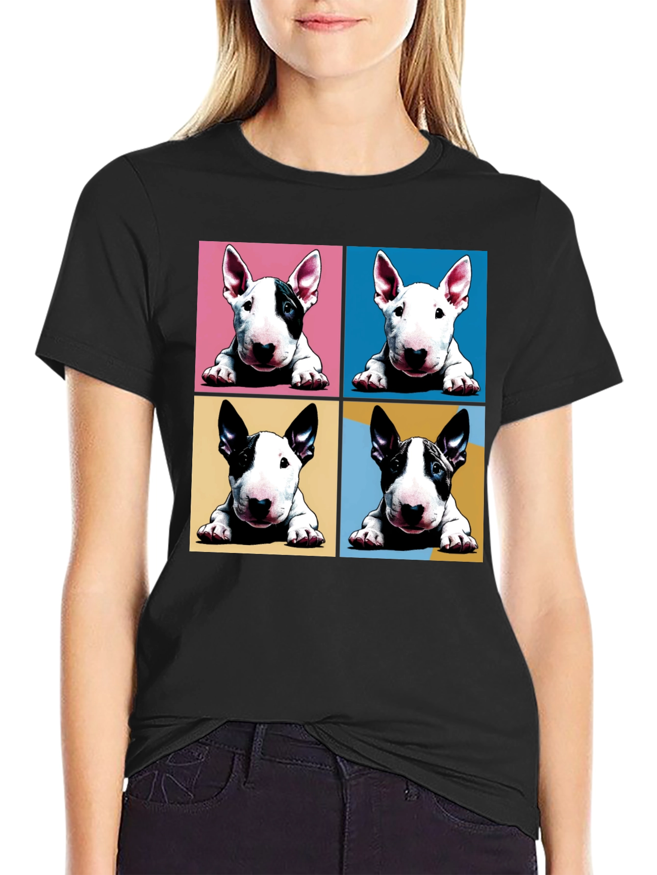 Pop Art Bull Terrier T-Shirt