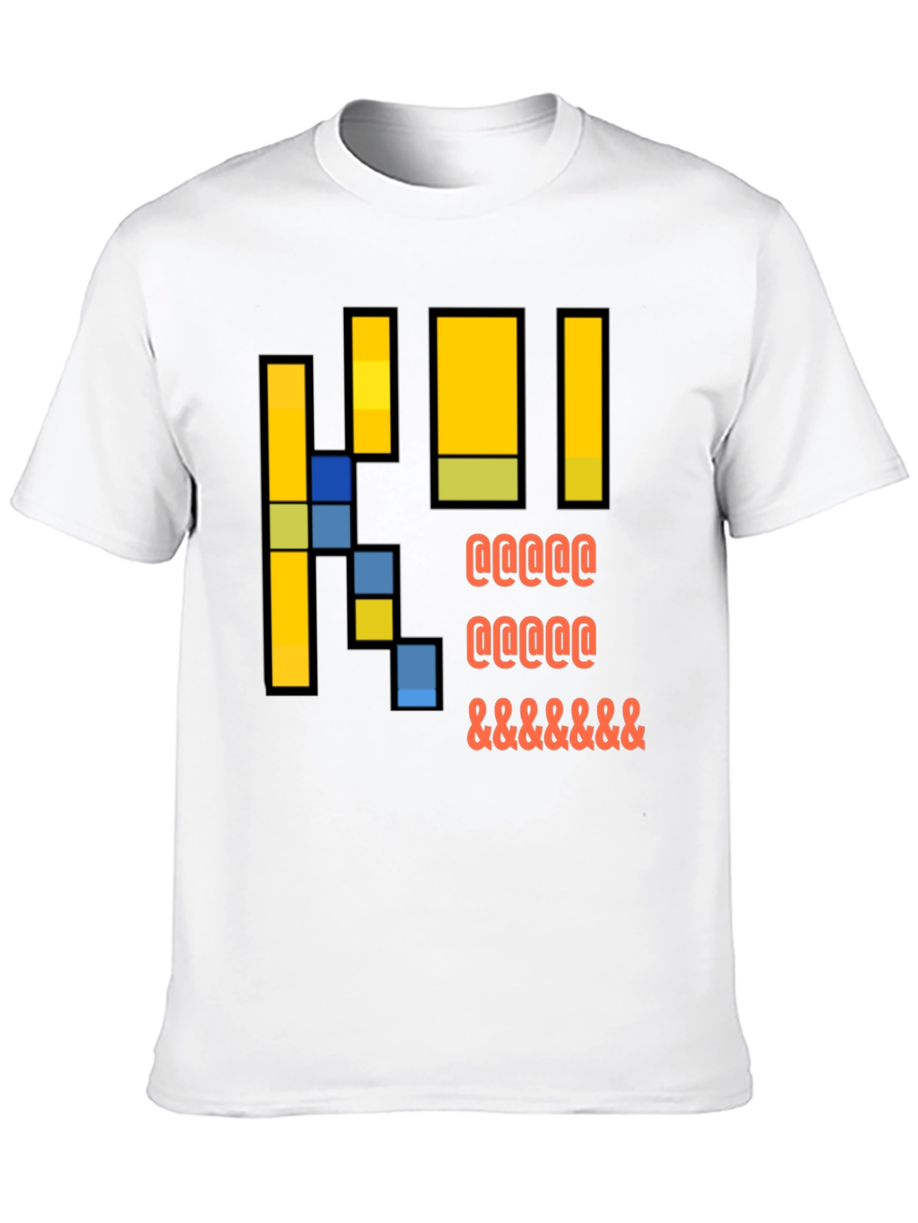 Pixel Art Graphic T-Shirt - Casual Black Tee
