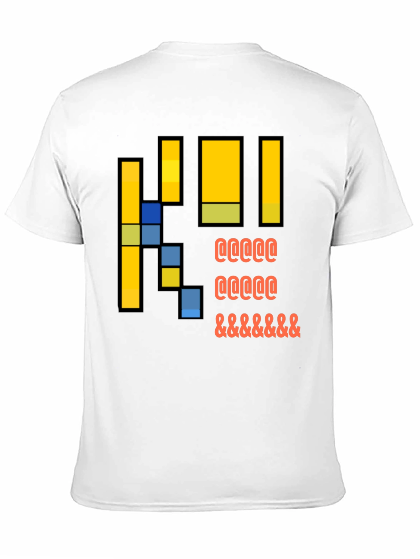 Pixel Art Graphic T-Shirt - Casual Black Tee