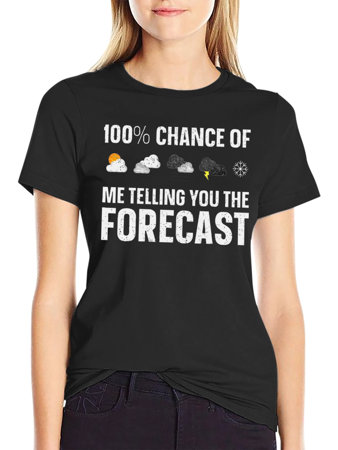 Funny Weather Forecast Graphic Tee