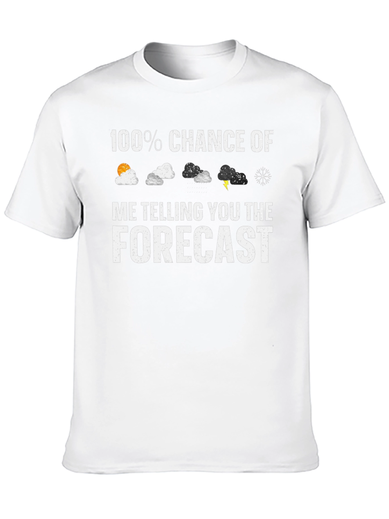 Funny Weather Forecast Graphic Tee
