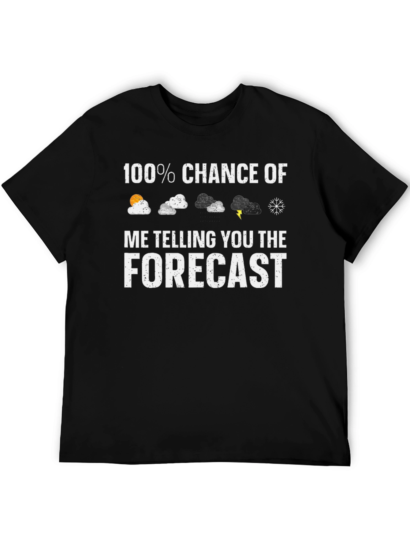 Funny Weather Forecast Graphic Tee