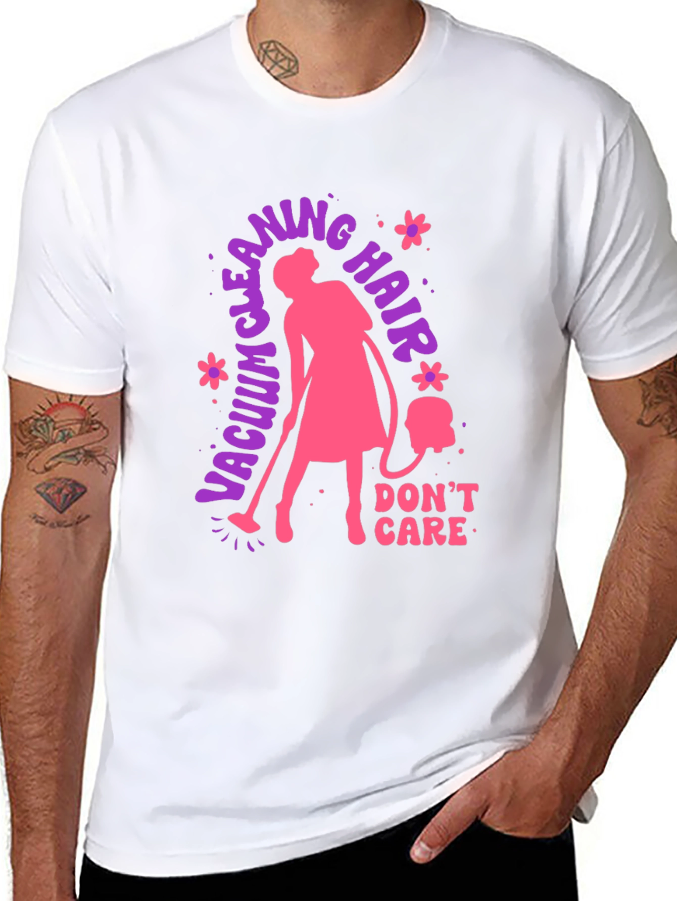 Vacuum Cleaning Hair Dont Care T-Shirt