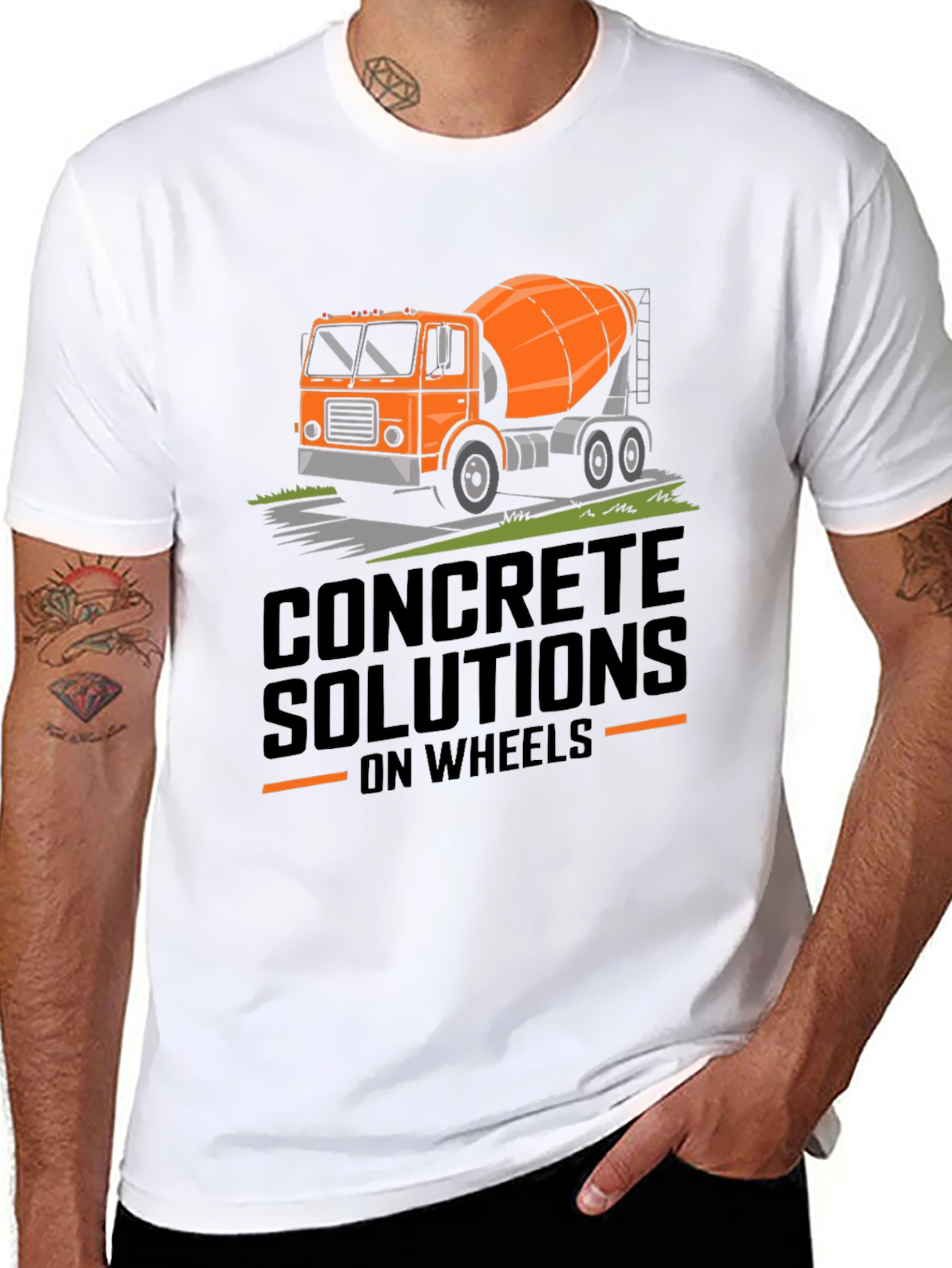 Concrete Solutions Tee - On Wheels Graphic T-Shirt