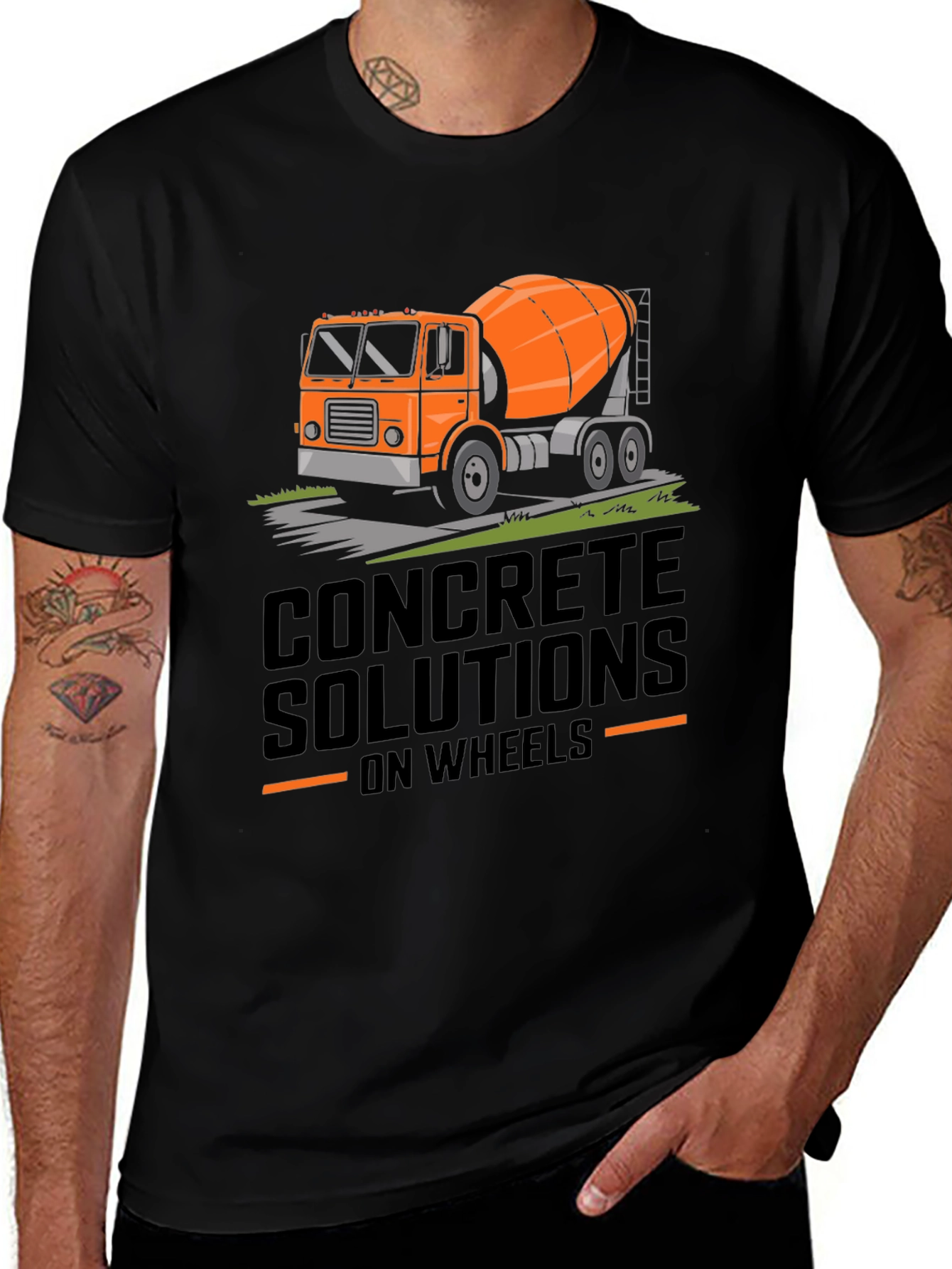 Concrete Solutions Tee - On Wheels Graphic T-Shirt
