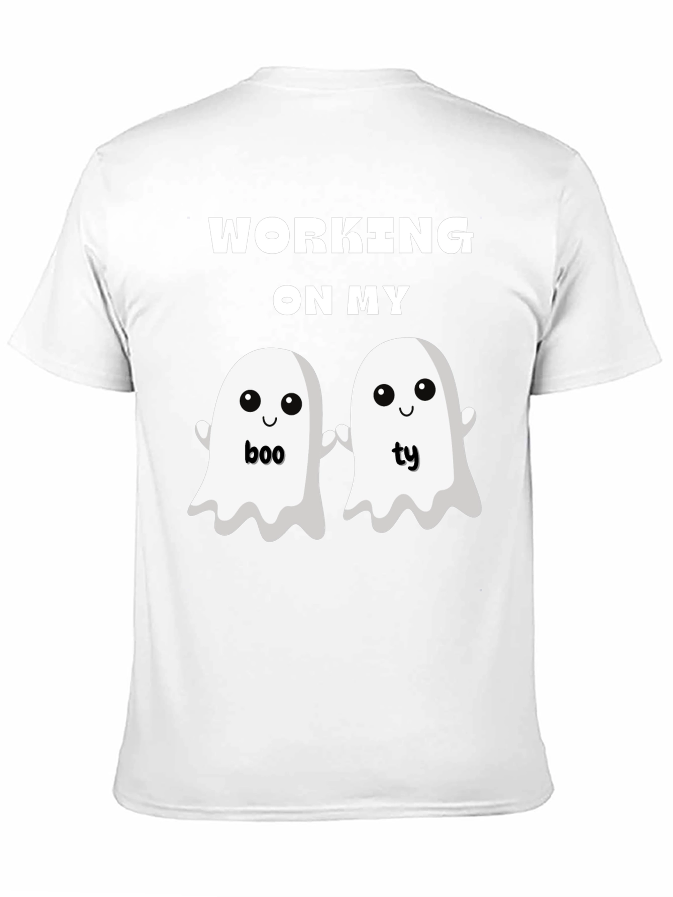 Boo-ty Shirt - Funny Halloween Ghost T-Shirt