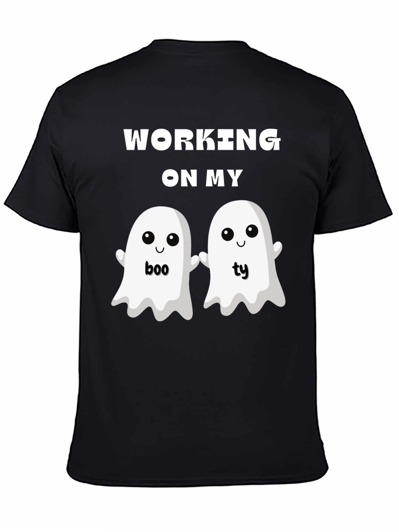 Boo-ty Shirt - Funny Halloween Ghost T-Shirt