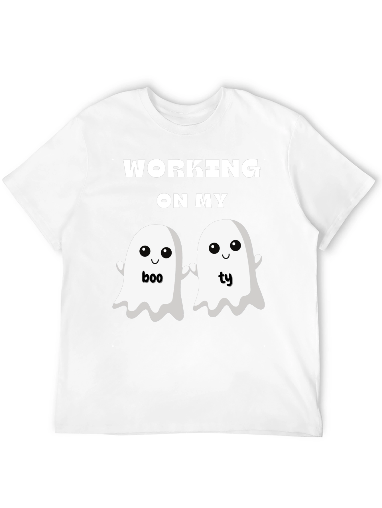 Boo-ty Shirt - Funny Halloween Ghost T-Shirt