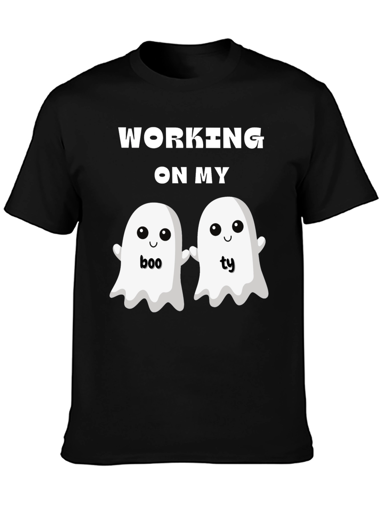 Boo-ty Shirt - Funny Halloween Ghost T-Shirt