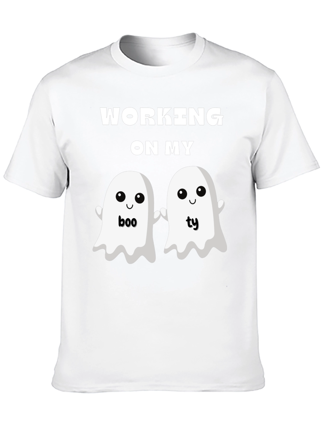 Boo-ty Shirt - Funny Halloween Ghost T-Shirt
