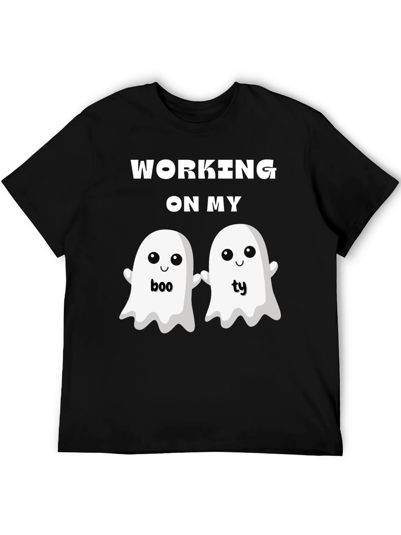 Boo-ty Shirt - Funny Halloween Ghost T-Shirt