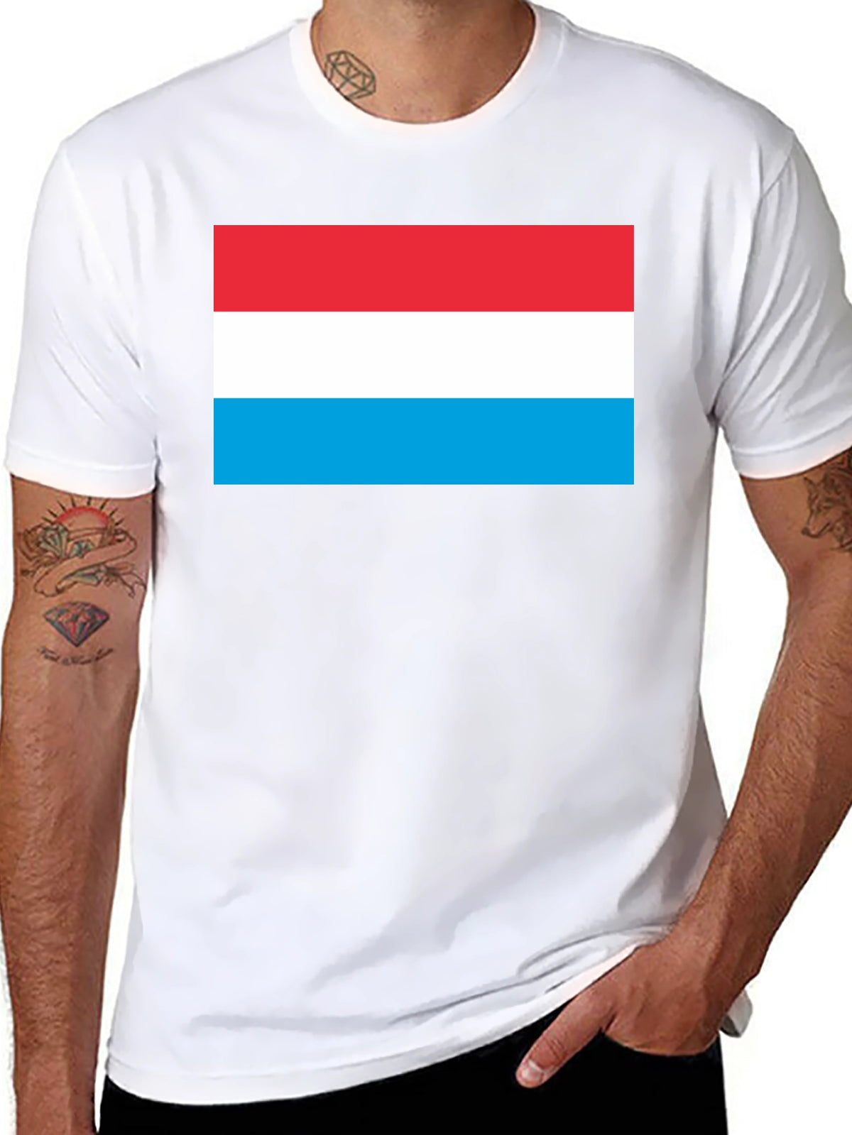 Luxembourg Flag T-Shirt - National Pride Tee