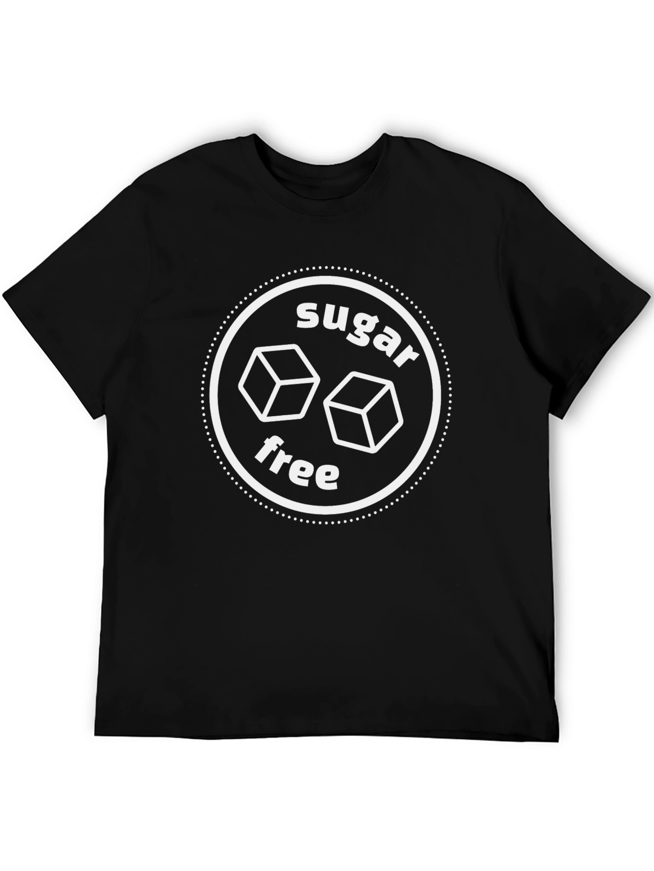 Sugar Free Graphic Black T-Shirt