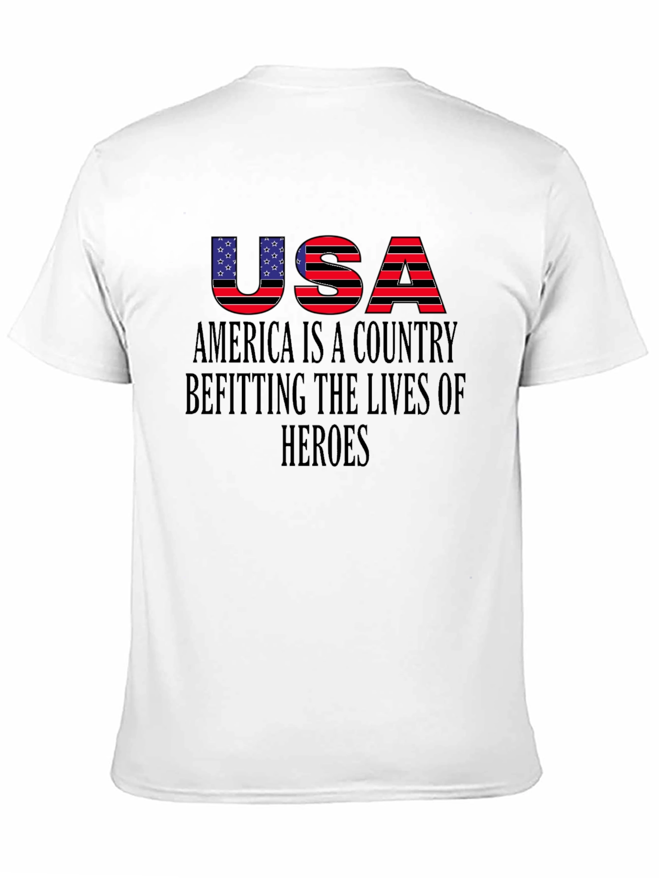 USA Patriotic T-Shirt - Heroes Edition