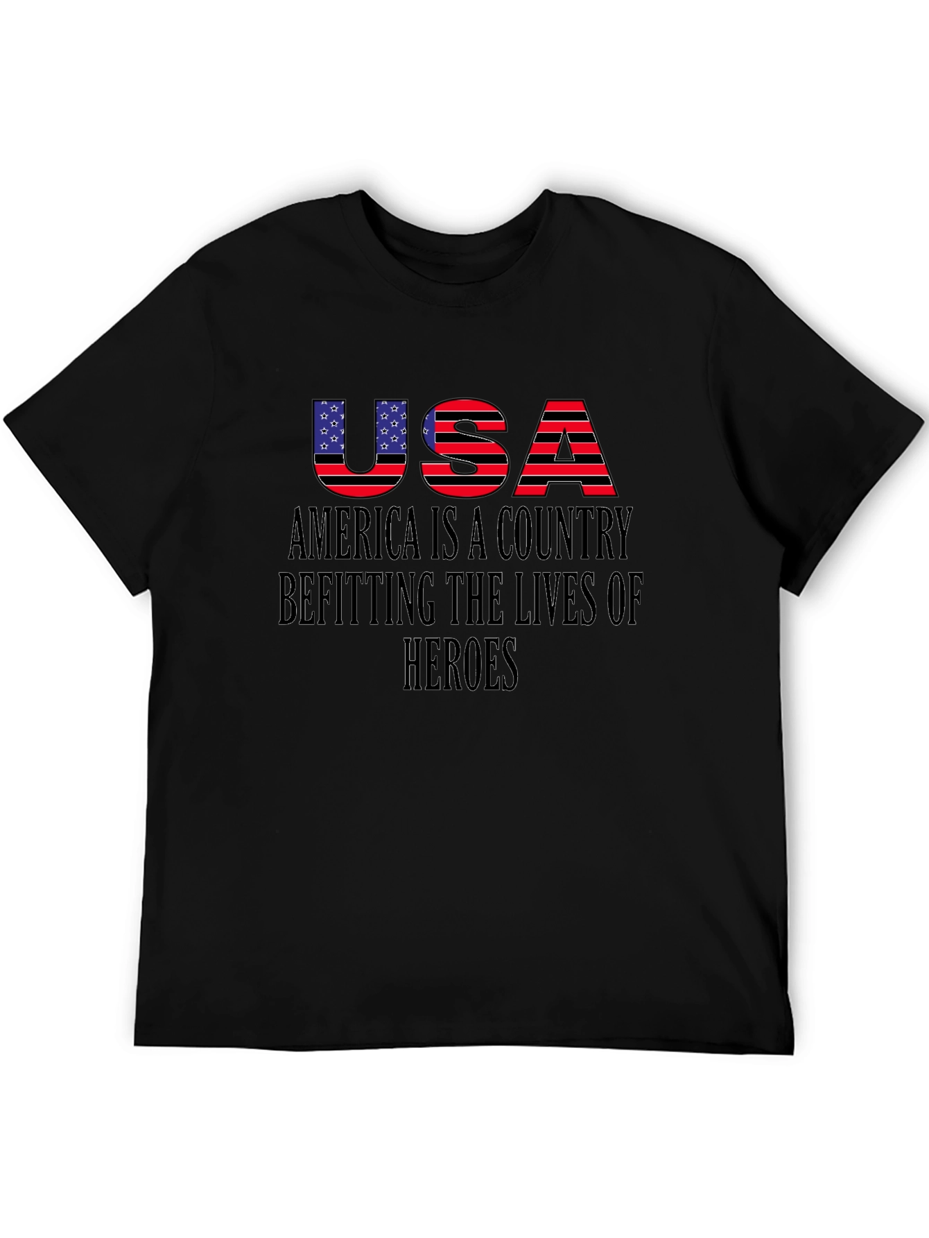 USA Patriotic T-Shirt - Heroes Edition