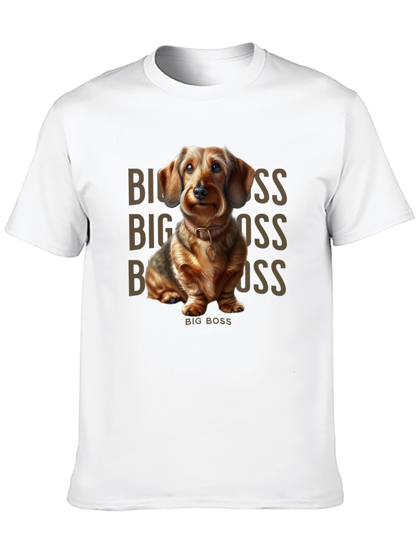 Big Boss Dachshund Graphic Tee