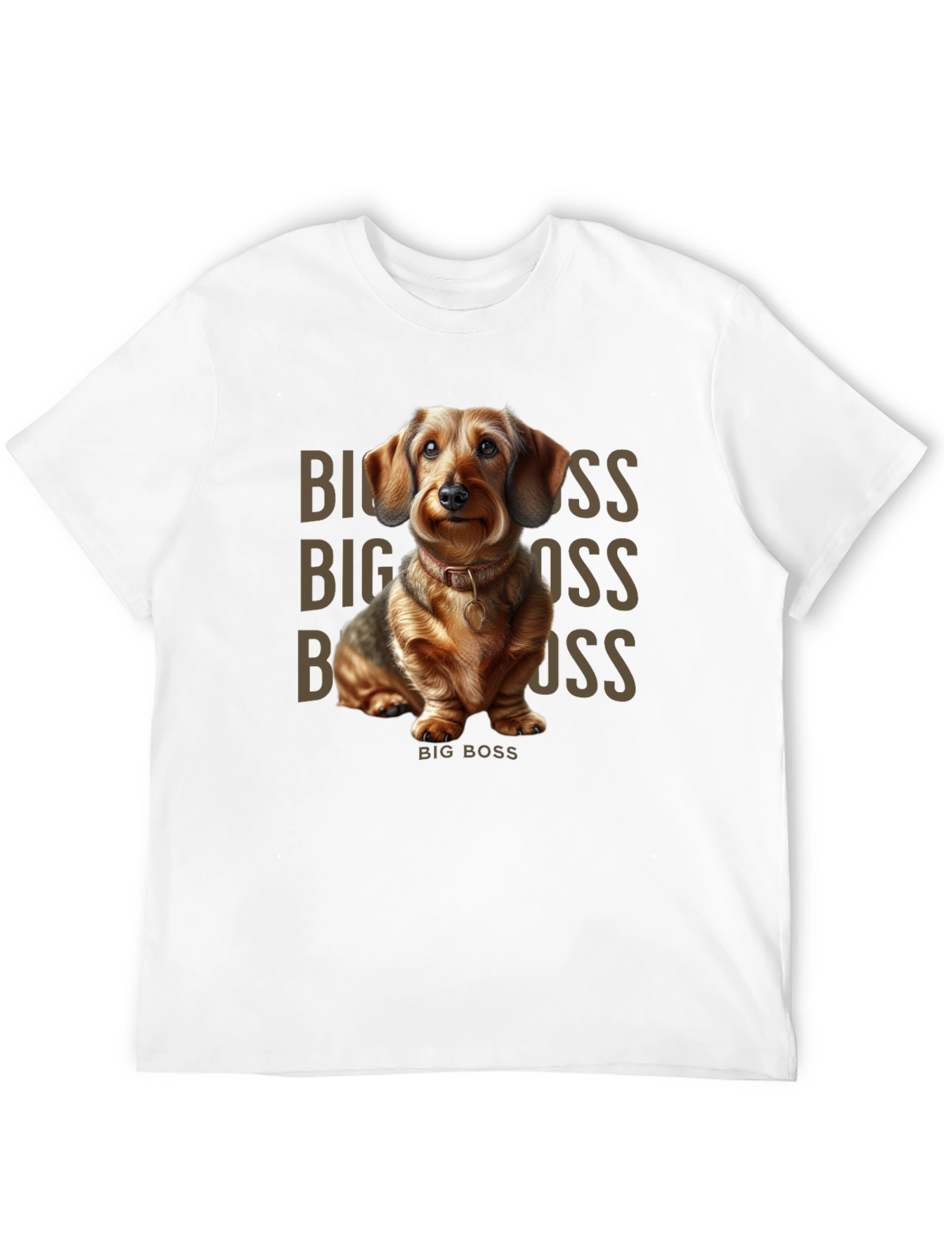 Big Boss Dachshund Graphic Tee