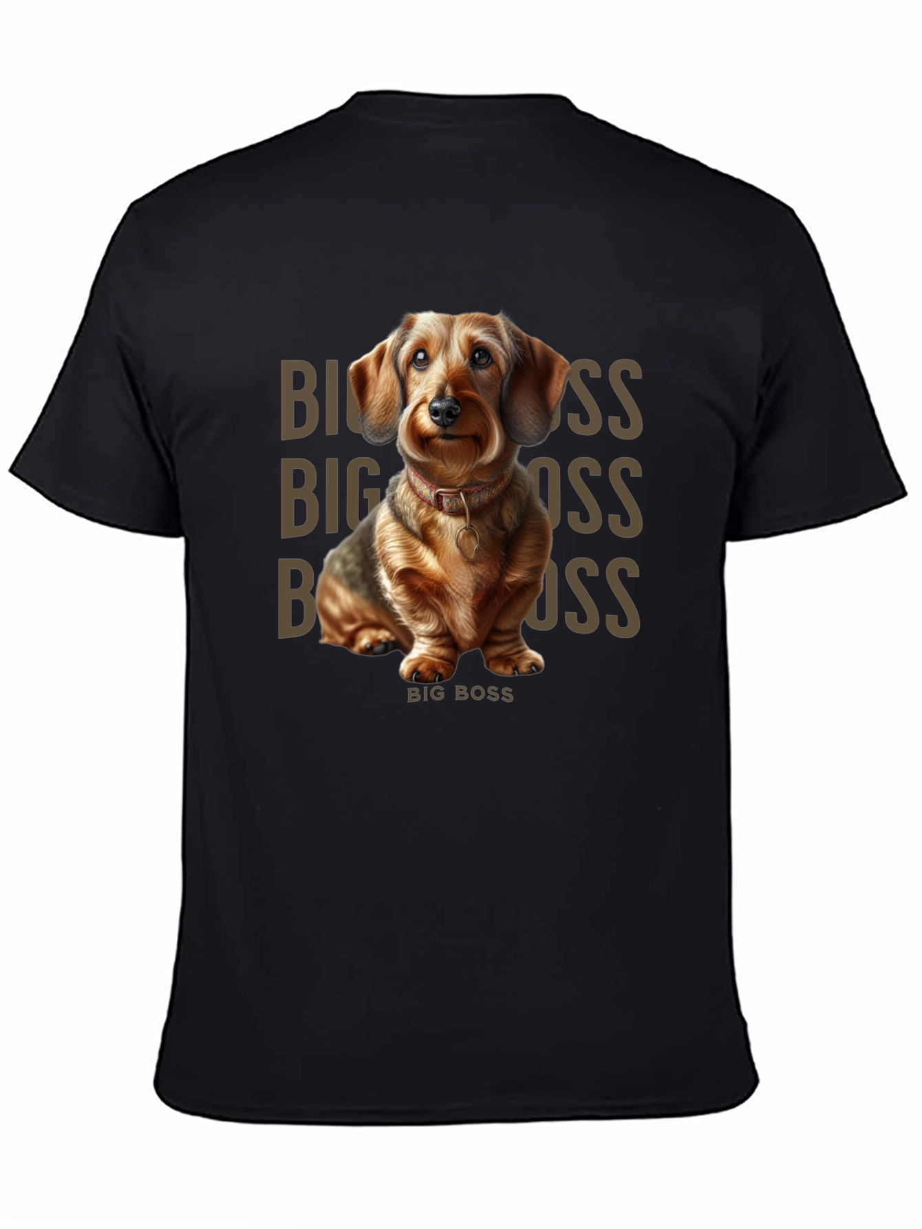 Big Boss Dachshund Graphic Tee