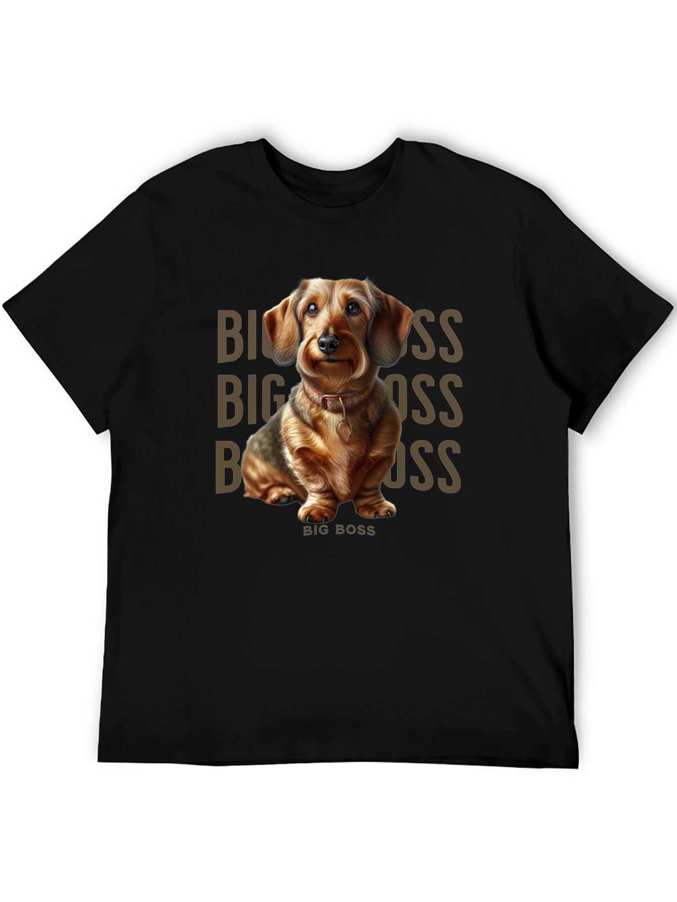 Big Boss Dachshund Graphic Tee