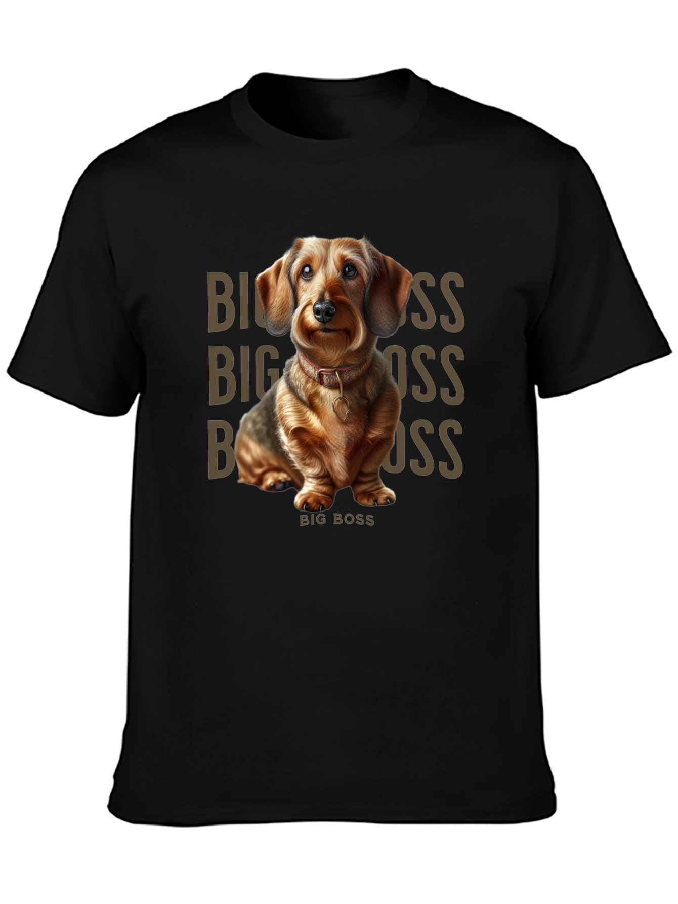 Big Boss Dachshund Graphic Tee