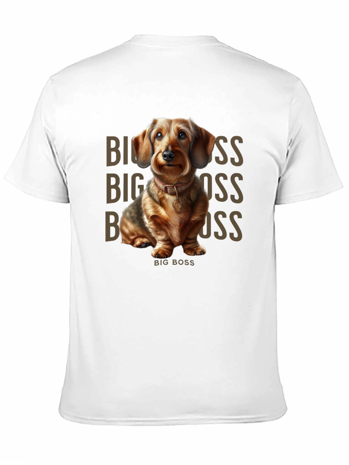 Big Boss Dachshund Graphic Tee