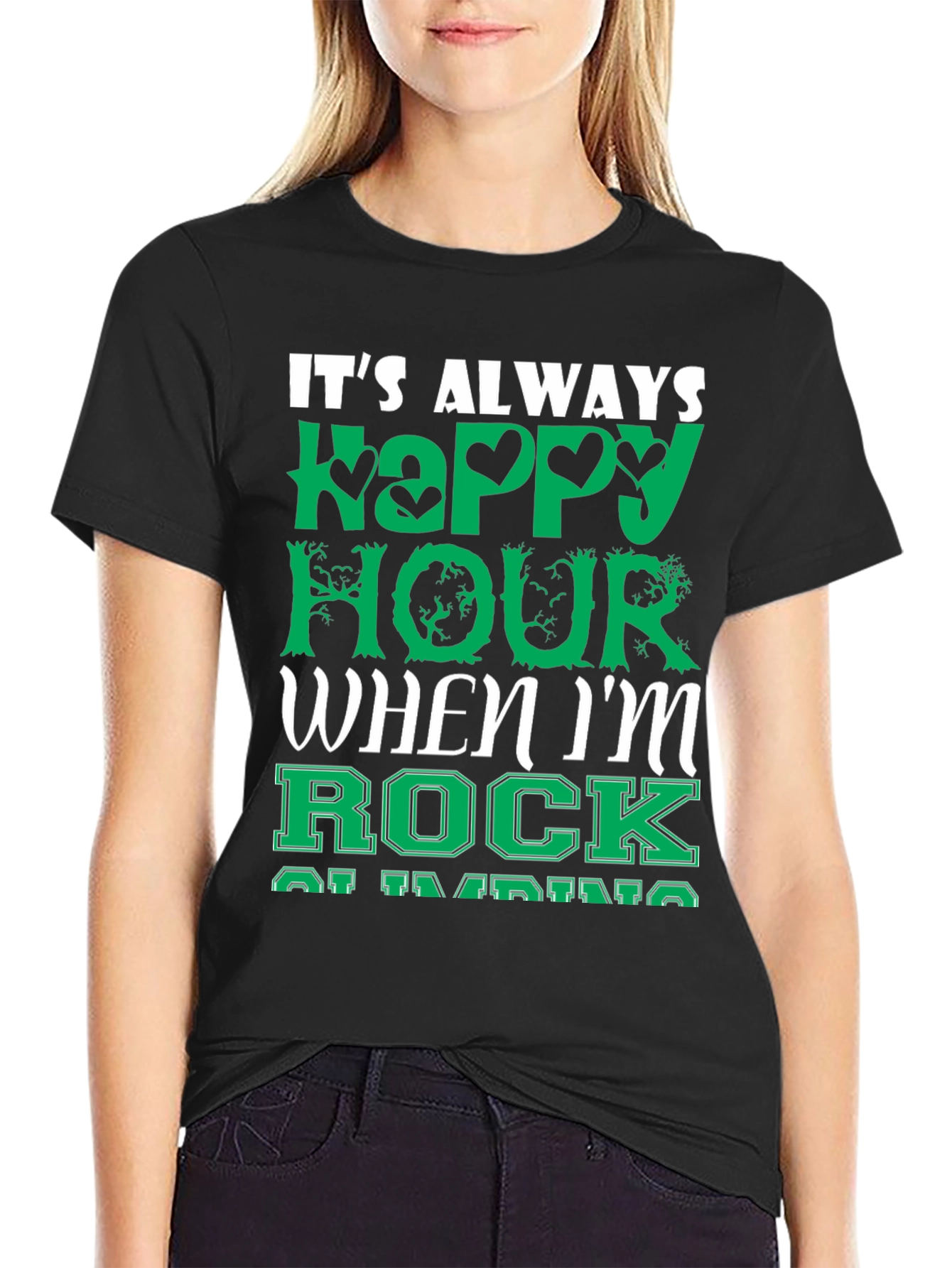 Its Always Happy Hour Rock Climbing T-Shirt