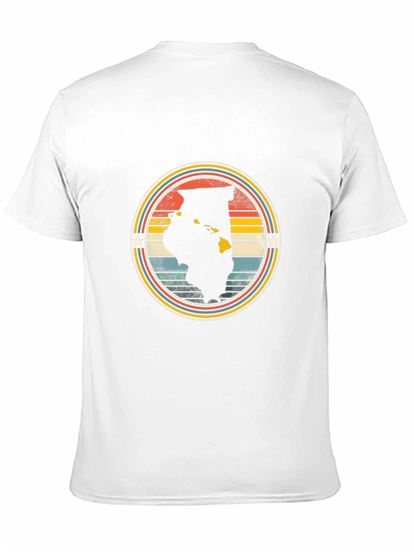 Retro State Pride T-Shirt - Black