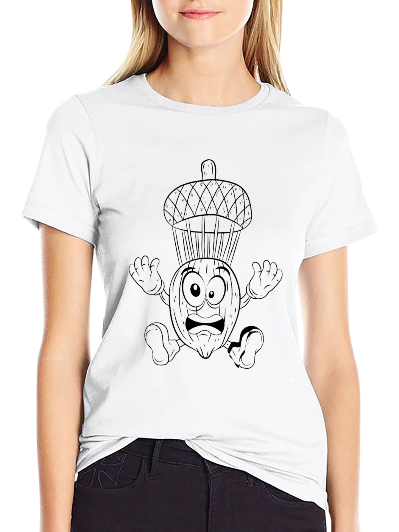 Nutty Parachute T-Shirt - Black