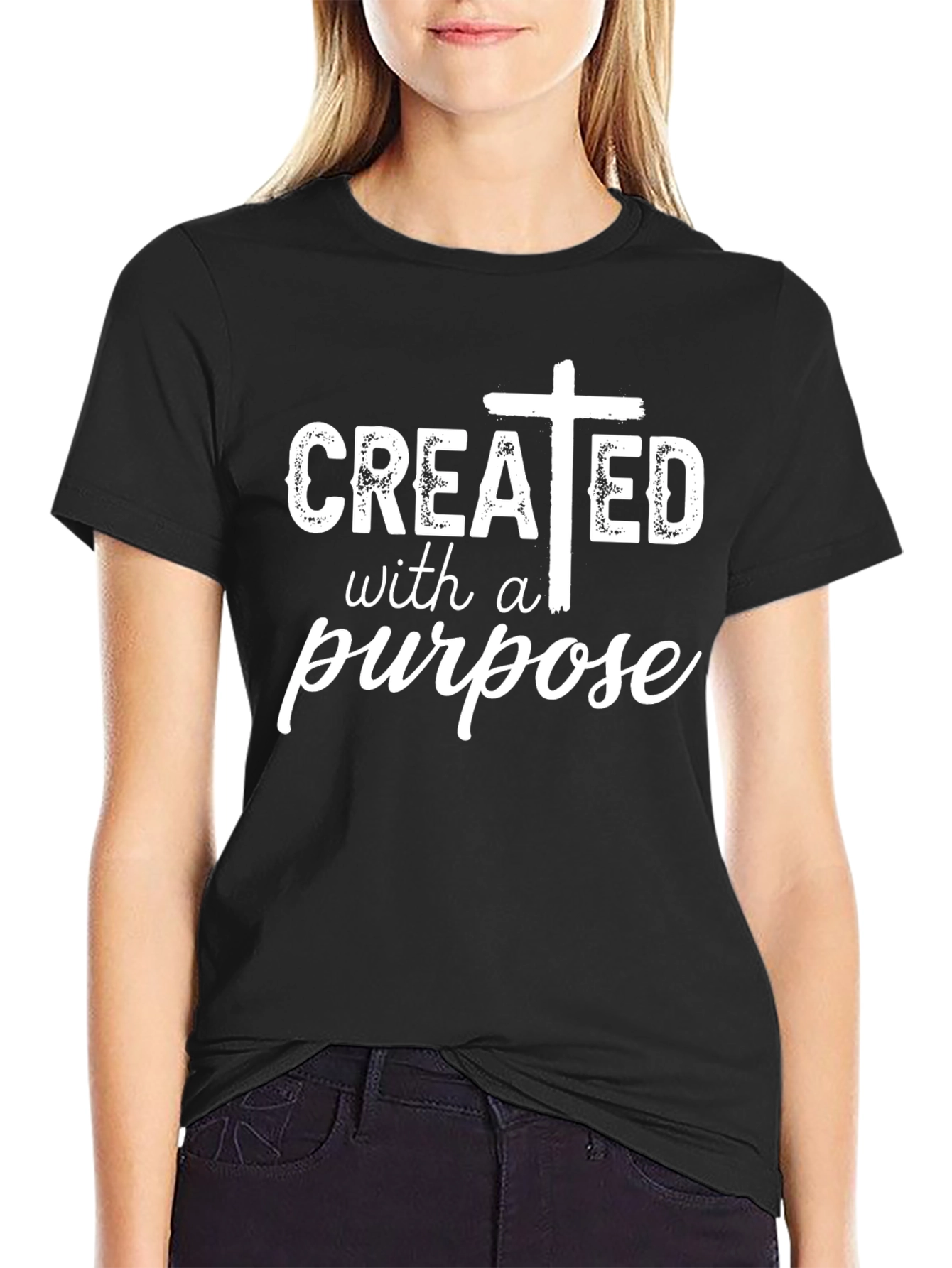 Created with a Purpose T-Shirt - Christian Faith