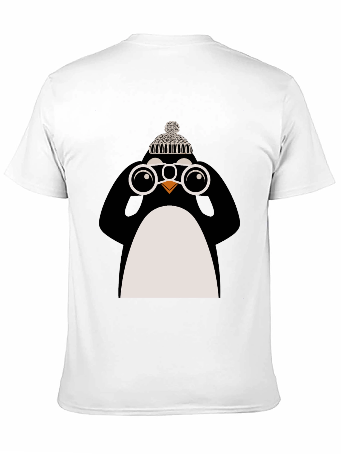 Penguin with Binoculars Graphic Tee