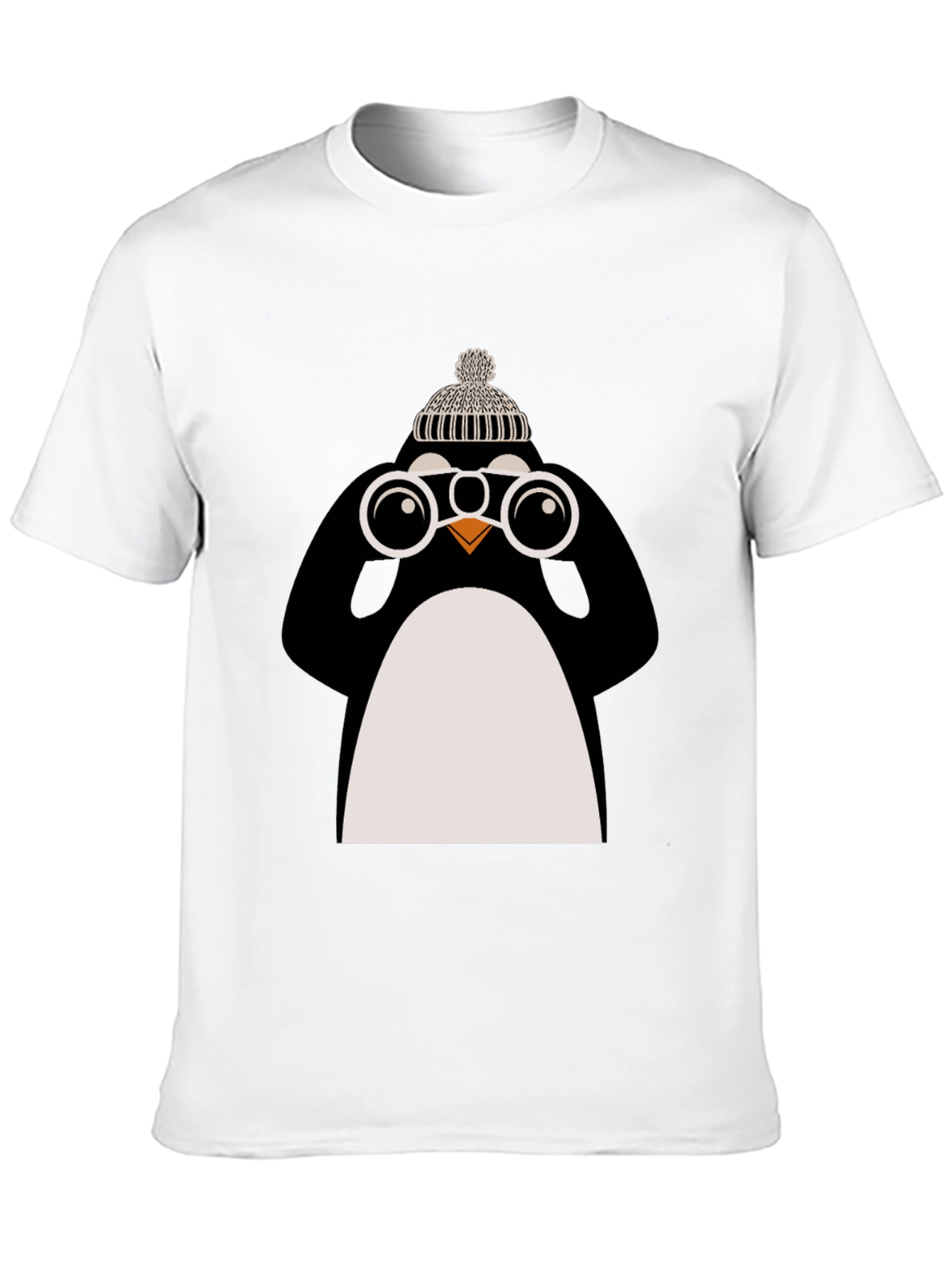 Penguin with Binoculars Graphic Tee