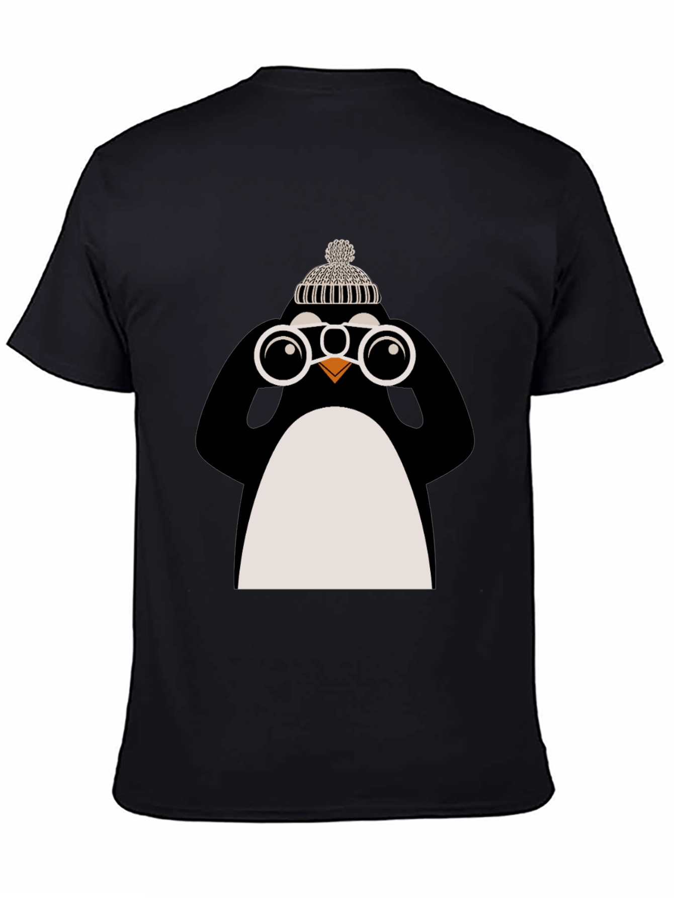 Penguin with Binoculars Graphic Tee