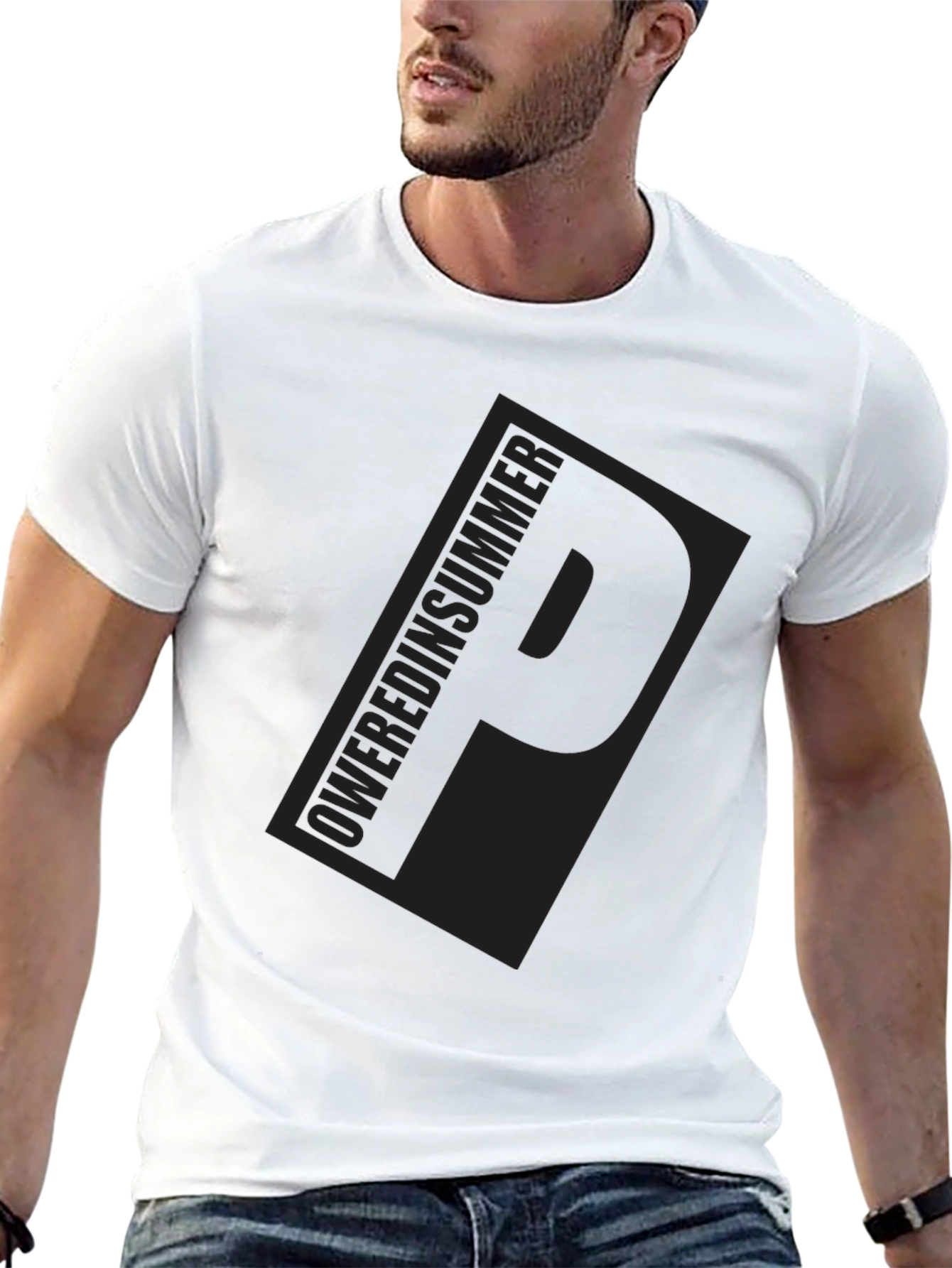 Mens Black Graphic T-Shirt