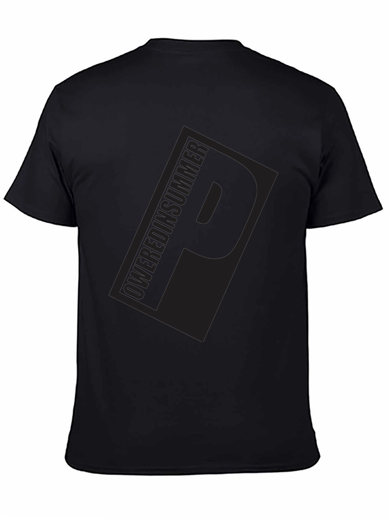 Mens Black Graphic T-Shirt