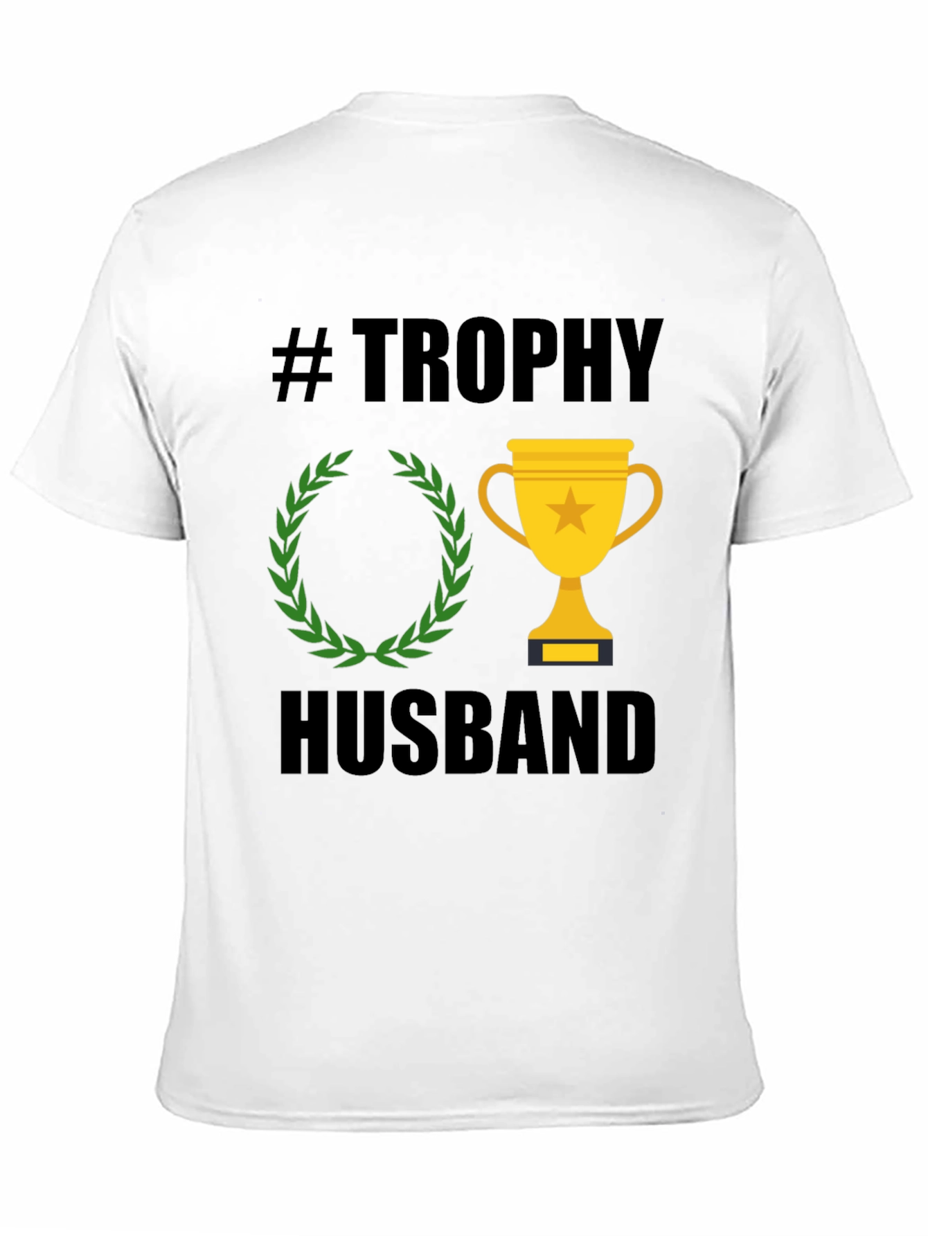 Trophy Husband Graphic Tee - Black Cotton T-Shirt
