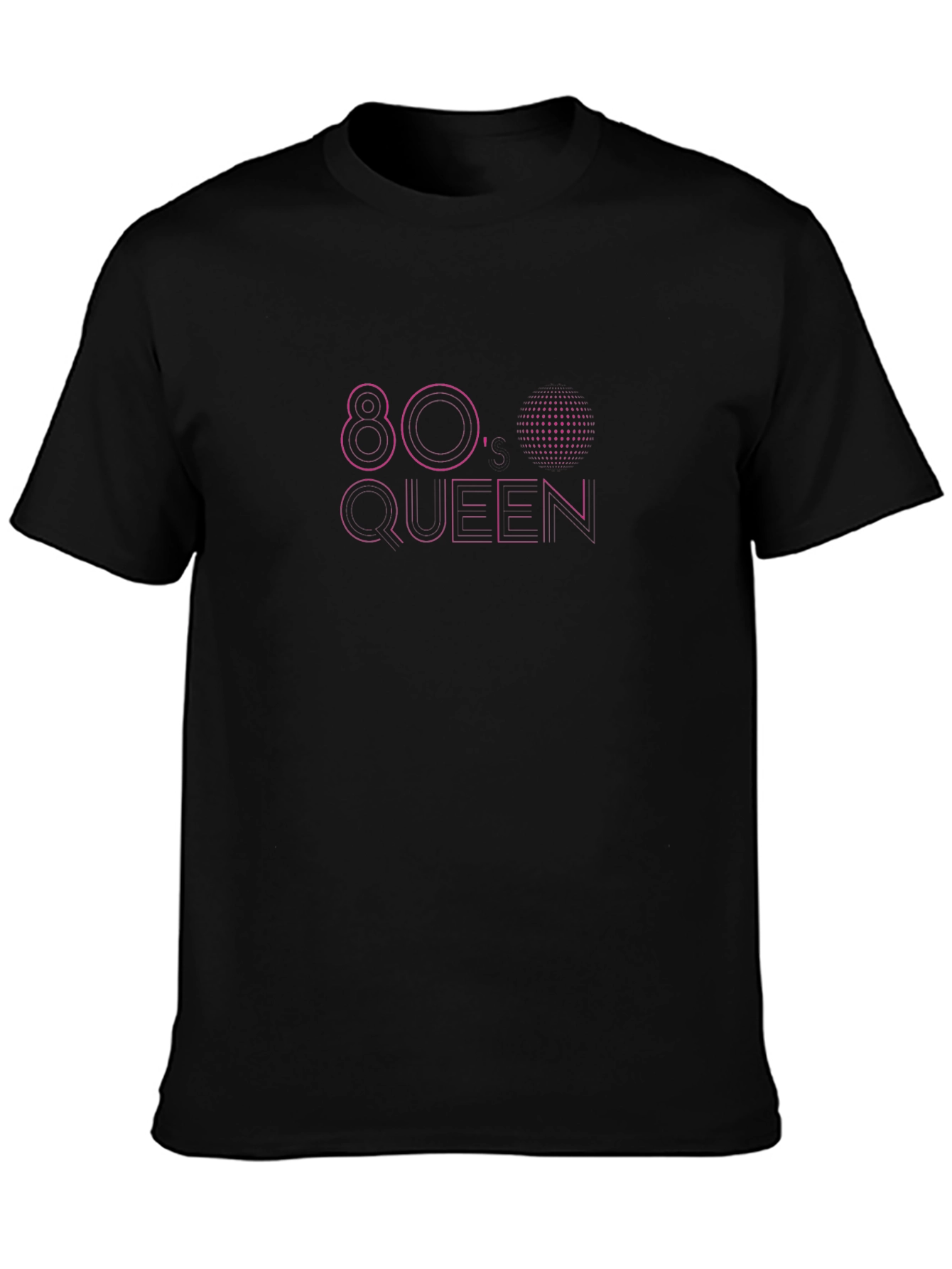 80s Queen Black Graphic Tee
