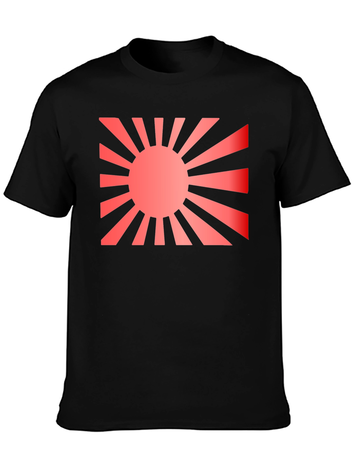 Rising Sun Graphic Black T-Shirt