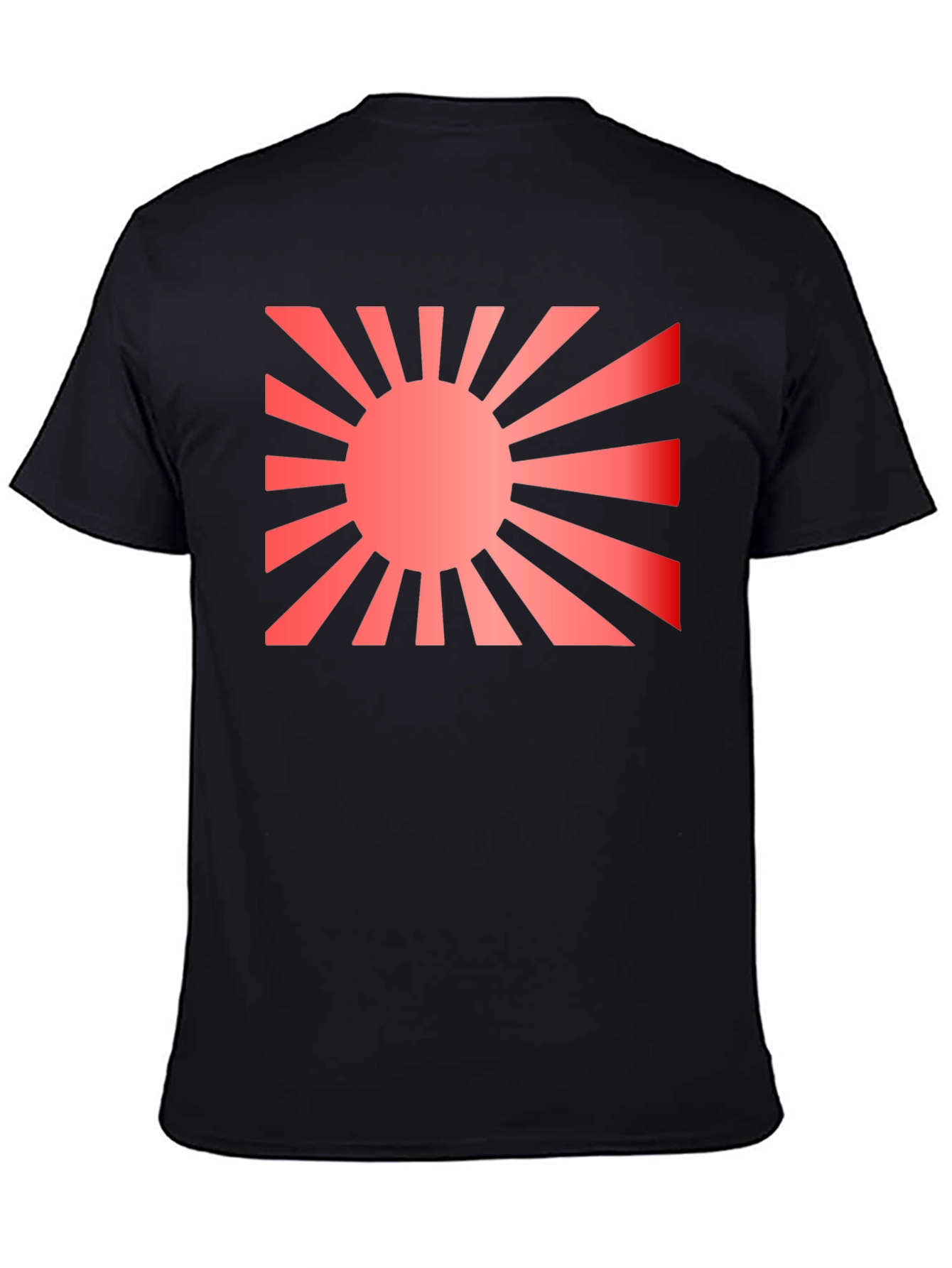 Rising Sun Graphic Black T-Shirt