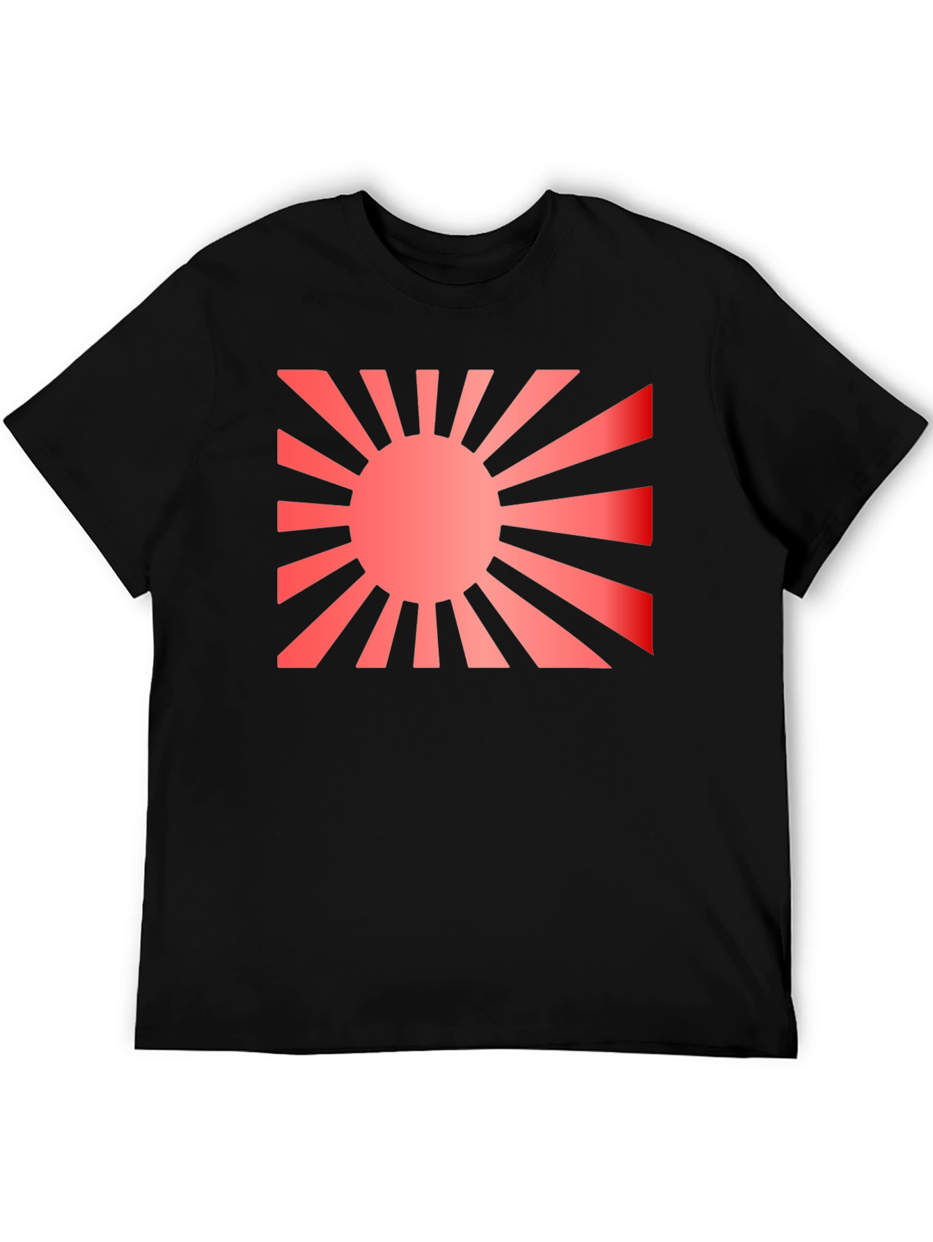 Rising Sun Graphic Black T-Shirt